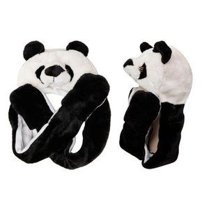 Panda or Wolf Hat and Gloves